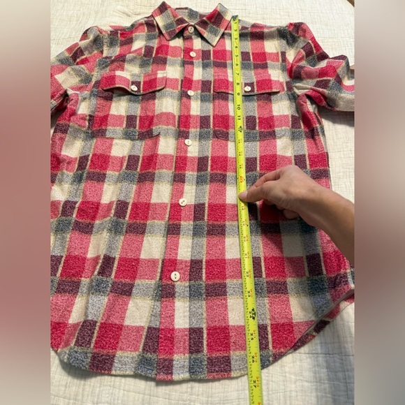 Re/Done Flannel Plaid Print Long Sleeve Shirt XS - Picture 7 of 9